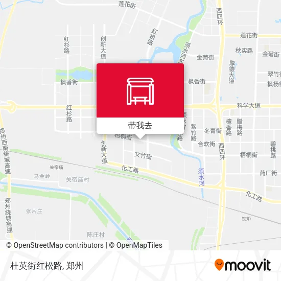 杜英街红松路地图