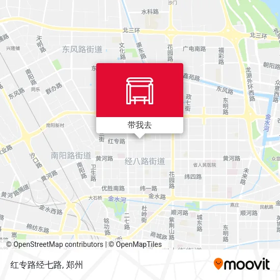 红专路经七路地图