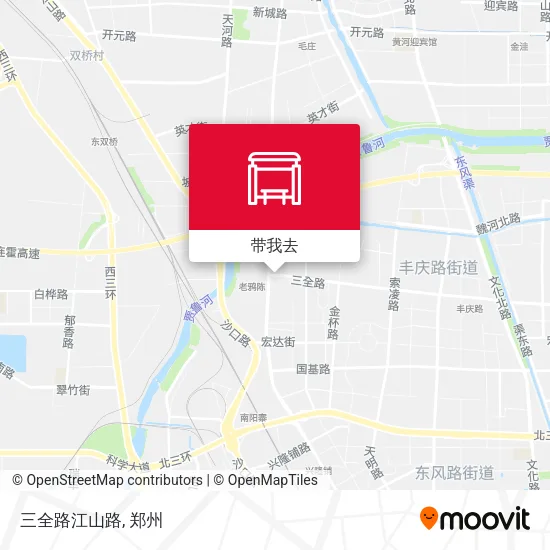 三全路江山路地图