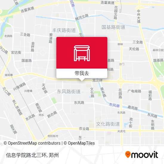信息学院路北三环地图