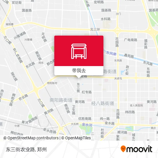 东三街农业路地图