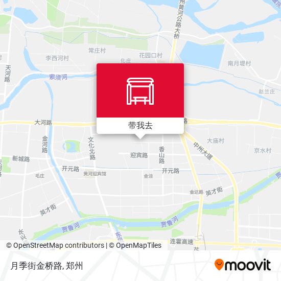 月季街金桥路地图
