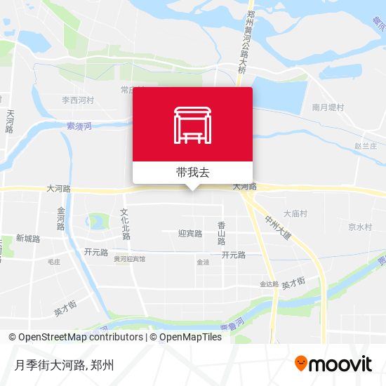 月季街大河路地图