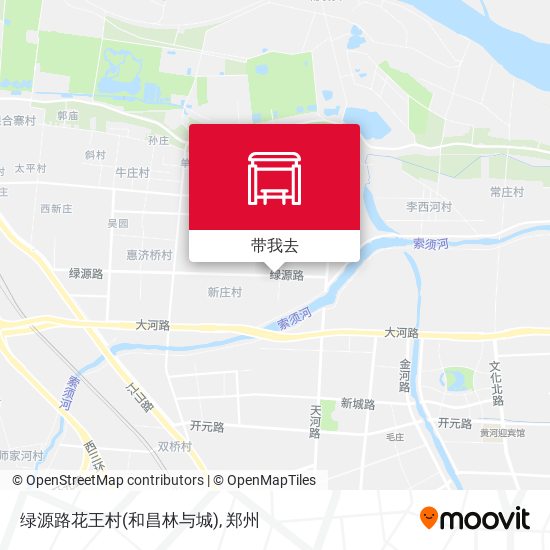 绿源路花王村(和昌林与城)地图
