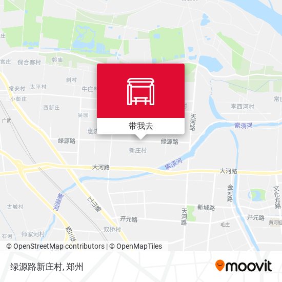 绿源路新庄村地图