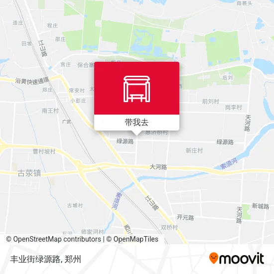 丰业街绿源路地图
