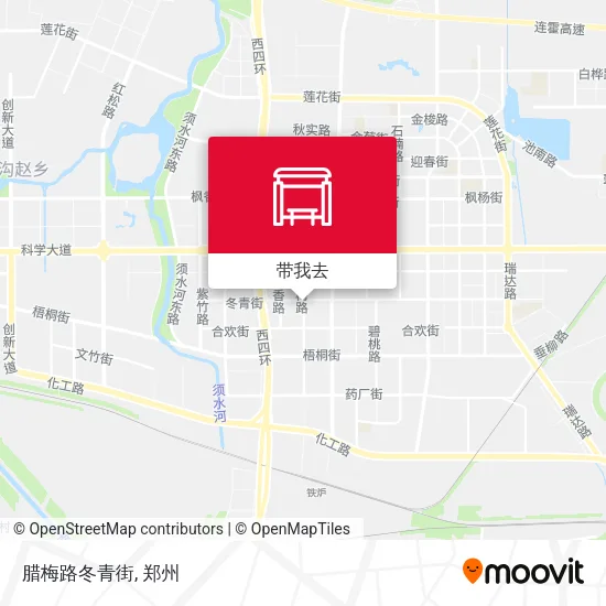 腊梅路冬青街地图