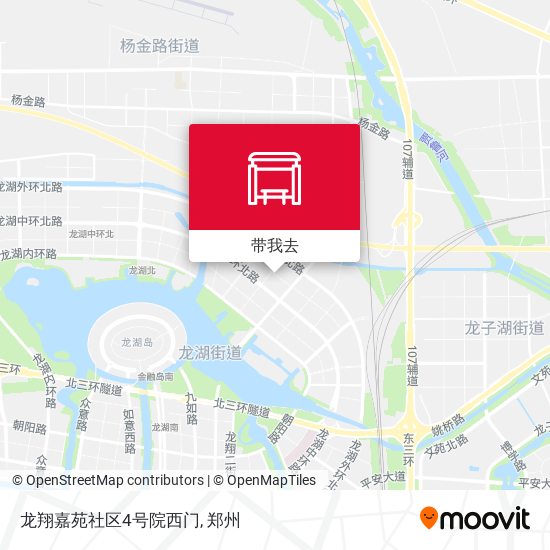 龙翔嘉苑社区4号院西门地图