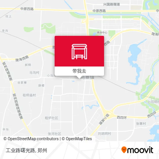 工业路曙光路地图