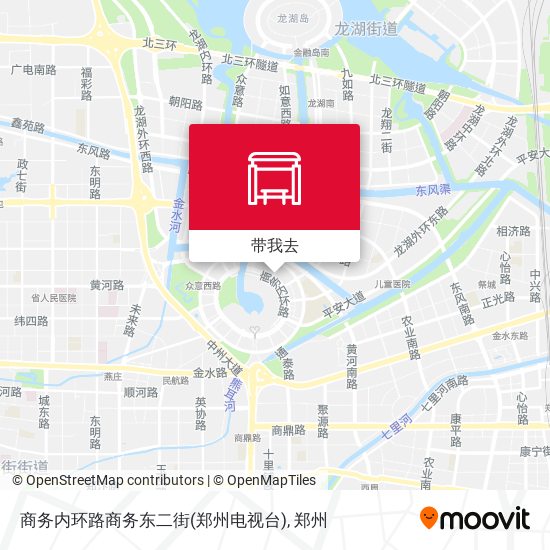 商务内环路商务东二街(郑州电视台)地图