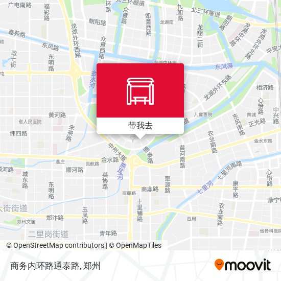 商务内环路通泰路地图