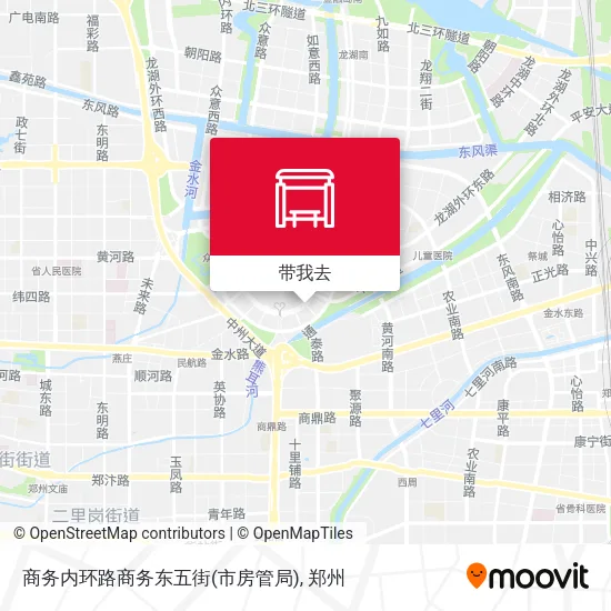商务内环路商务东五街(市房管局)地图