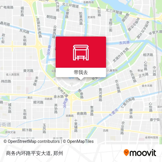 商务内环路平安大道地图