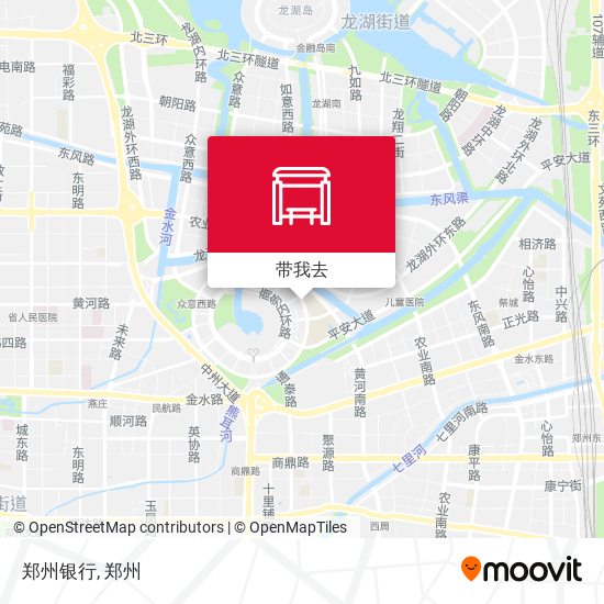 郑州银行地图