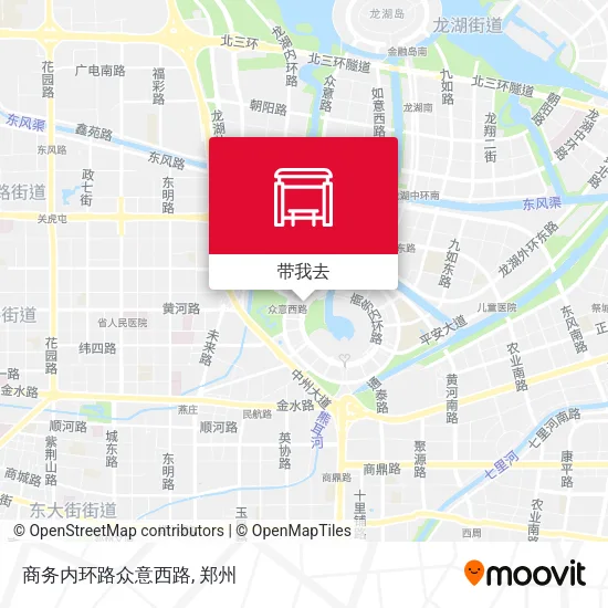 商务内环路众意西路地图