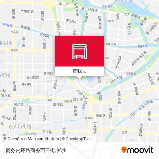 商务内环路商务西三街地图