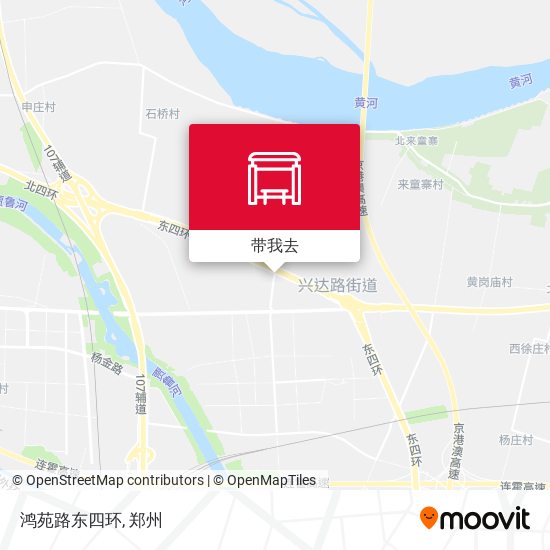 鸿苑路东四环地图