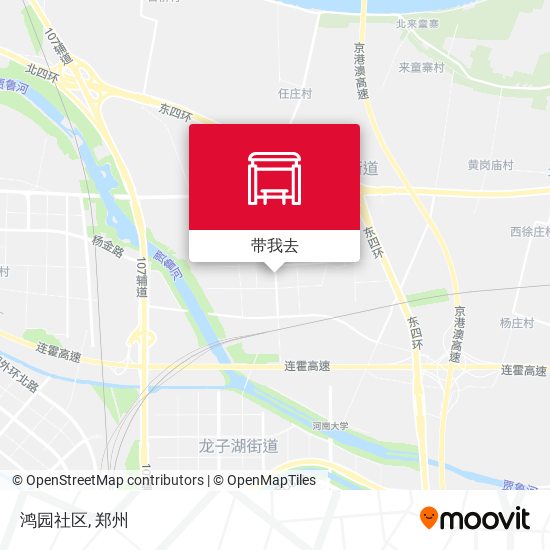 鸿园社区地图