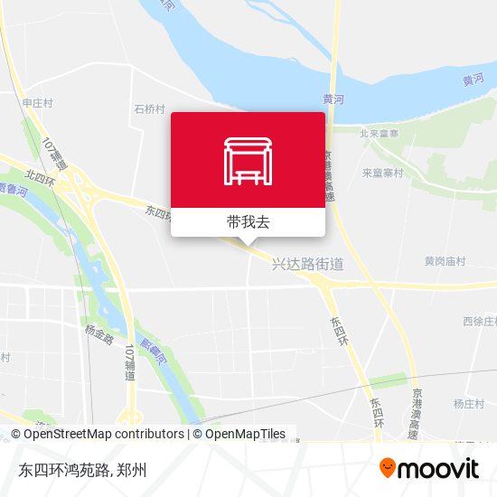 东四环鸿苑路地图