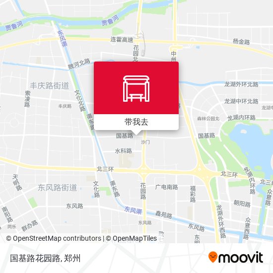 国基路花园路地图