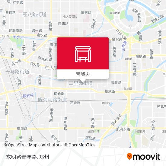 东明路青年路地图