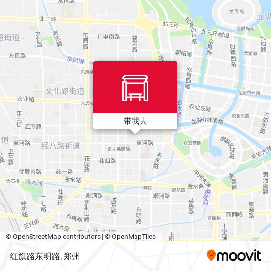 红旗路东明路地图