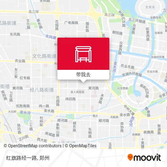 红旗路经一路地图