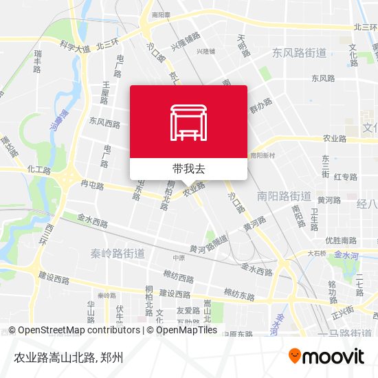 农业路嵩山北路地图