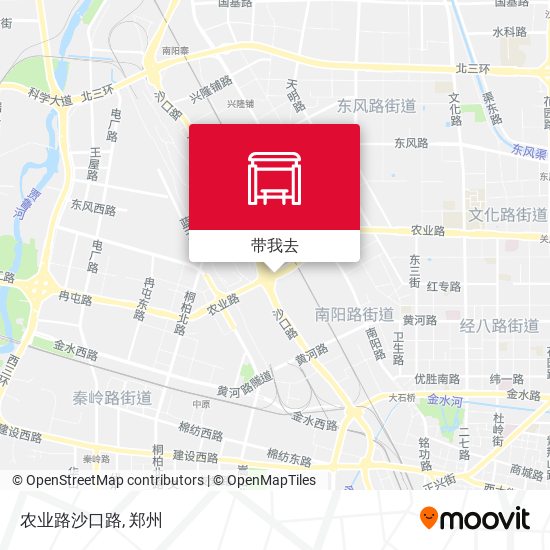 农业路沙口路地图