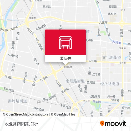 农业路南阳路地图