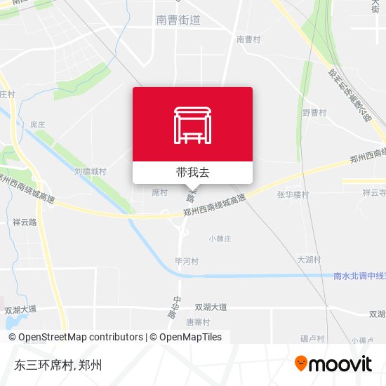 东三环席村地图