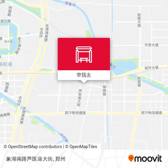 象湖南路芦医庙大街地图