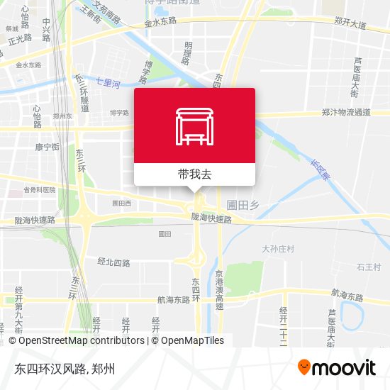 东四环汉风路地图