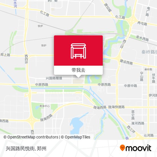 兴国路民悦街地图