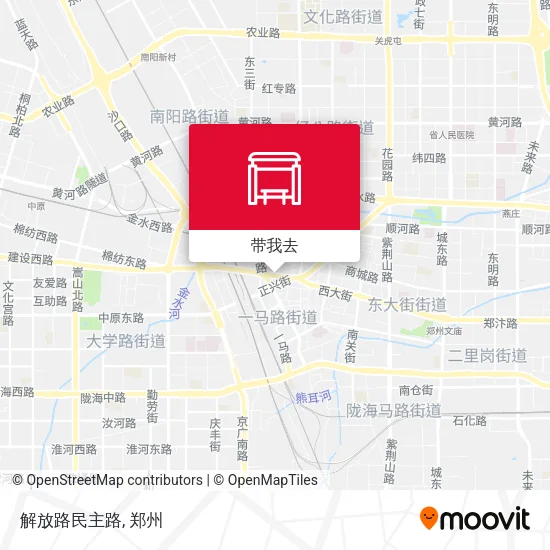解放路民主路地图
