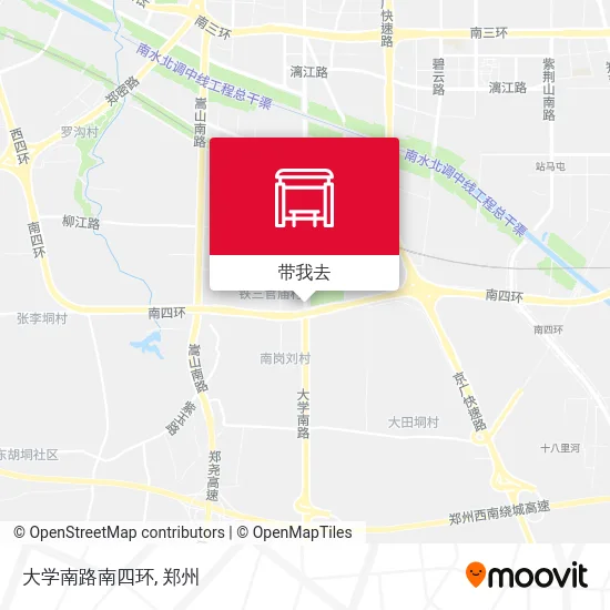 大学南路南四环地图