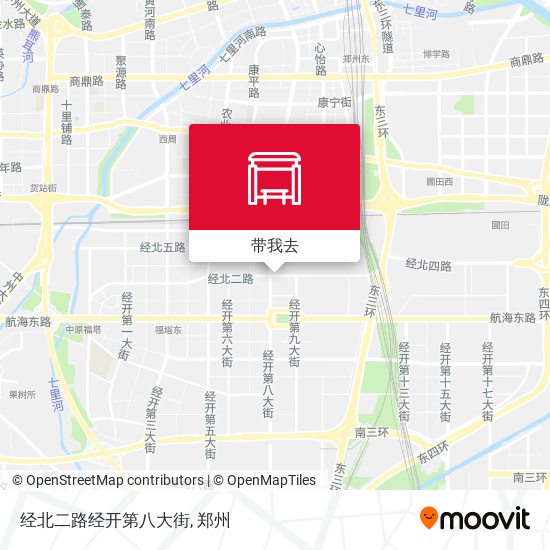 经北二路经开第八大街地图