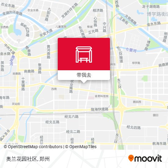奥兰花园社区地图