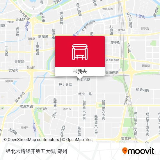 经北六路经开第五大街地图