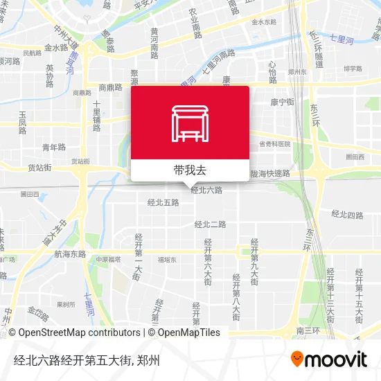 经北六路经开第五大街地图