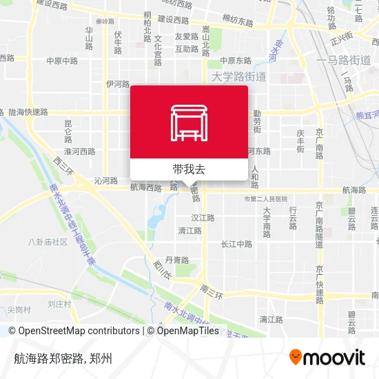 航海路郑密路地图