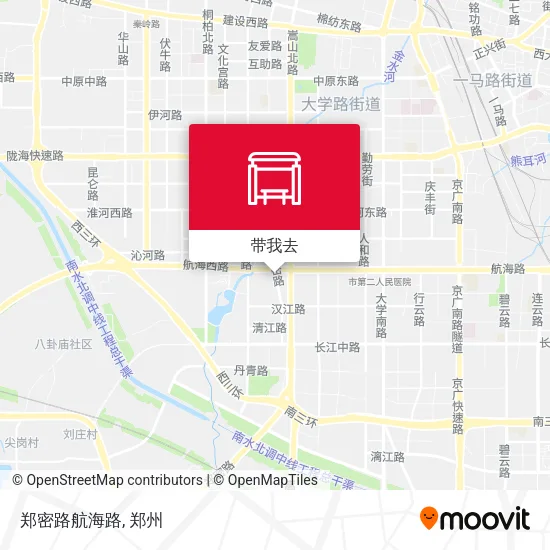 郑密路航海路地图