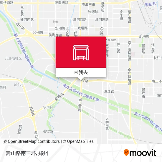 嵩山路南三环地图