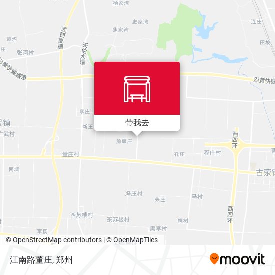江南路董庄地图