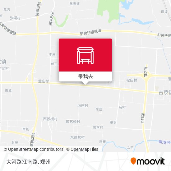 大河路江南路地图