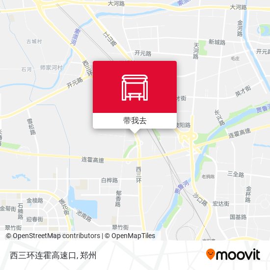 西三环连霍高速口地图