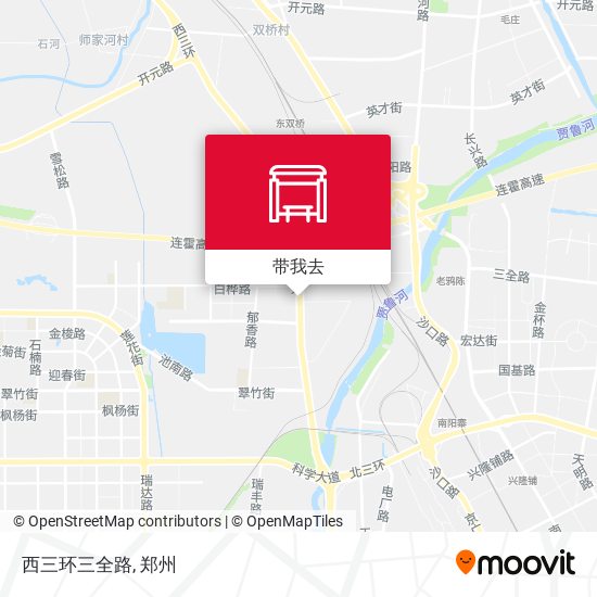 西三环三全路地图