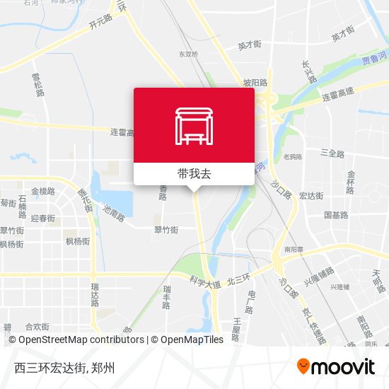 西三环宏达街地图