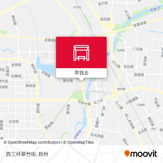 西三环翠竹街地图