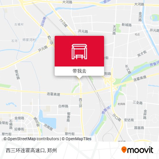 西三环连霍高速口地图